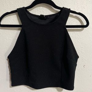 Crop top black